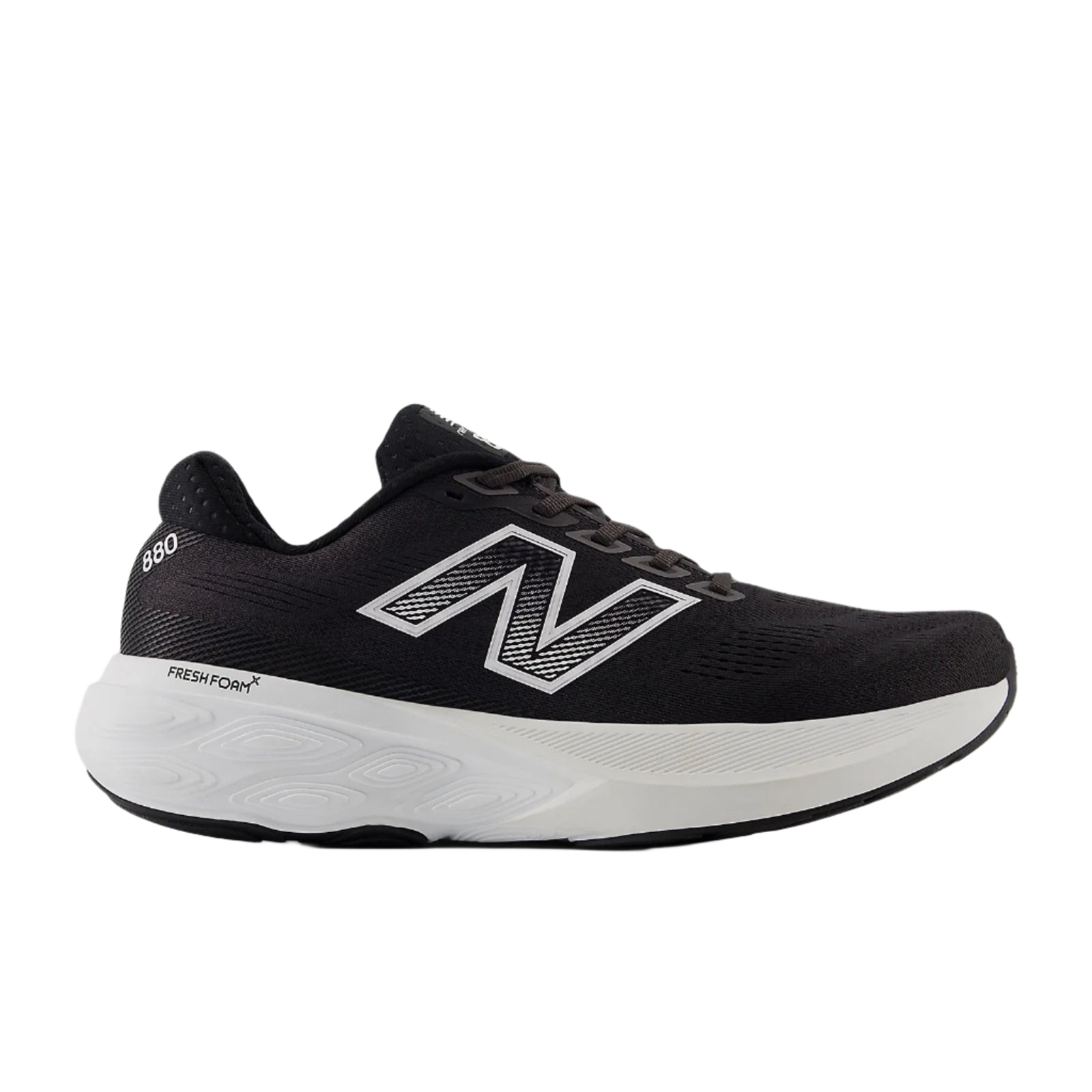 New Balance Men's Fresh Foam X 880v15 Footwear New Balance Black/White/Reflection-B 7.5 Medium-D