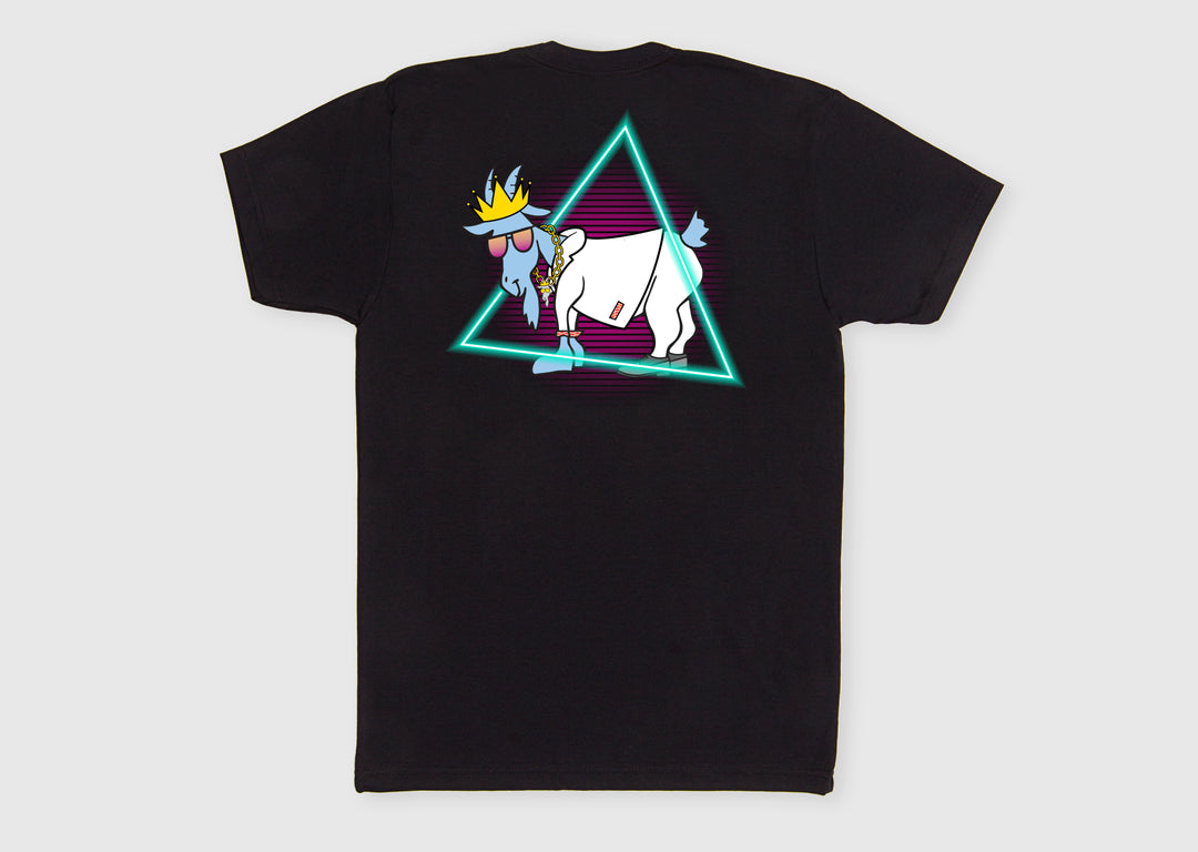 Goat USA Adult City Vice T-Shirt Apparel Goat USA Black Adult X-Small 