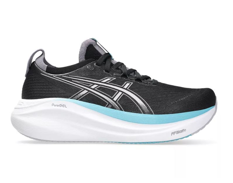 ASICS Women's Gel-Nimbus 27 Footwear ASICS Black/Dusk Violet-004 6 Medium-B
