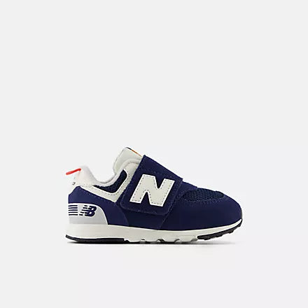 New Balance Toddler 574 New-B Hook & Loop Footwear New Balance NB Navy-PN 6