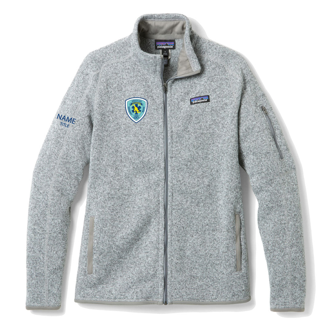 Westport Volunteer EMS Patagonia Better Sweater Full Zip Logowear Westport EMS Ladies XS