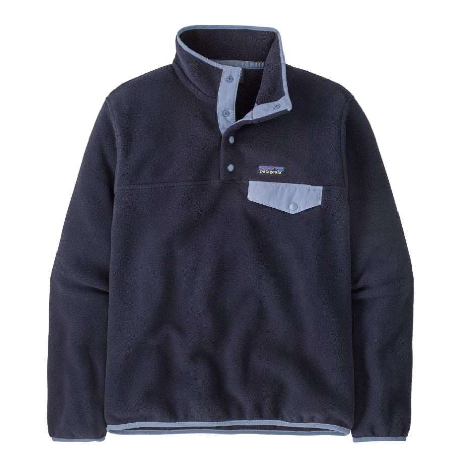 Patagonia Women's Lightweight Synchilla® Snap-T® Fleece Pullover Apparel Patagonia Sunken Blue-SNBE XSmall