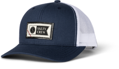 Salty Crew Topstitch Retro Trucker Hat Accessories Salty Crew Navy/White  