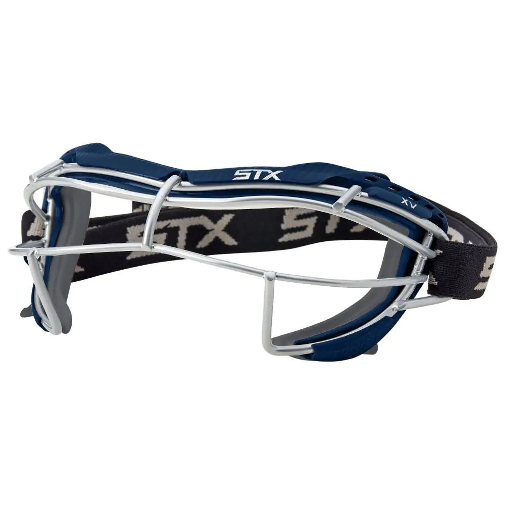 STX Women's Focus XV-S Lacrosse Goggle Equipment STX, INC Adult Navy/Graphite 