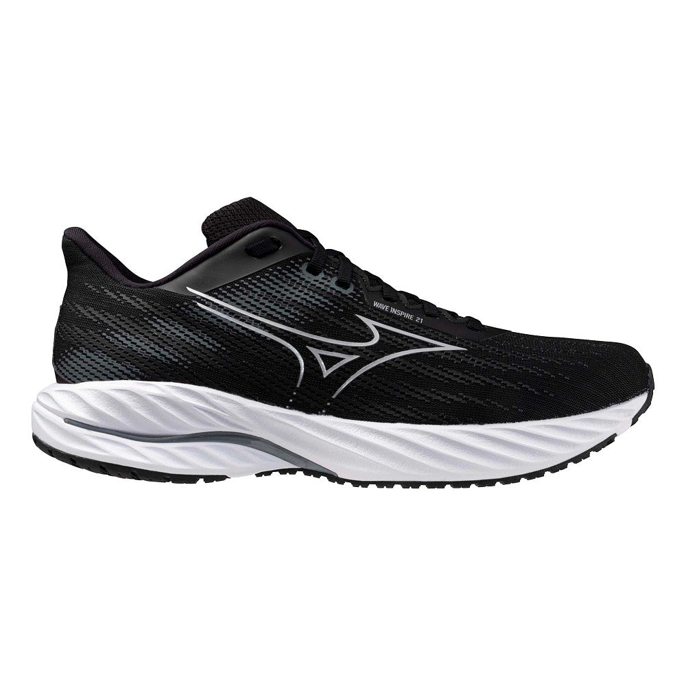 Mizuno Men's Wave Inspire 21 Footwear Mizuno Black/Silver-9073 7.5