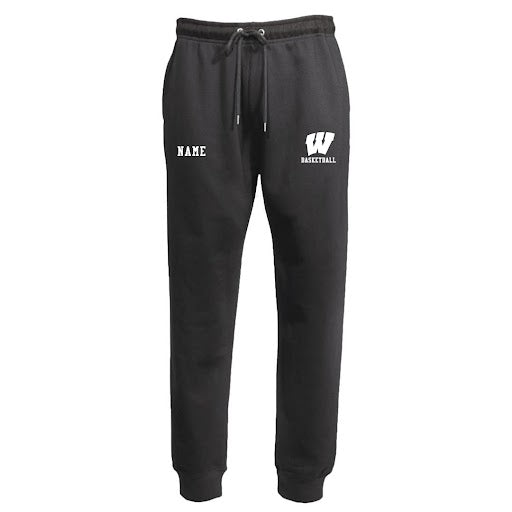 Westport Basketball Fleece Joggers Logowear Westport Basketball Black Youth S