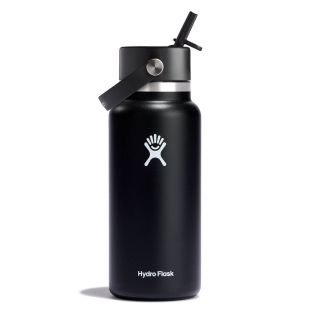 Hydro Flask 32 oz Wide Mouth with Flex Straw Cap Accessories Hydro Flask Black  