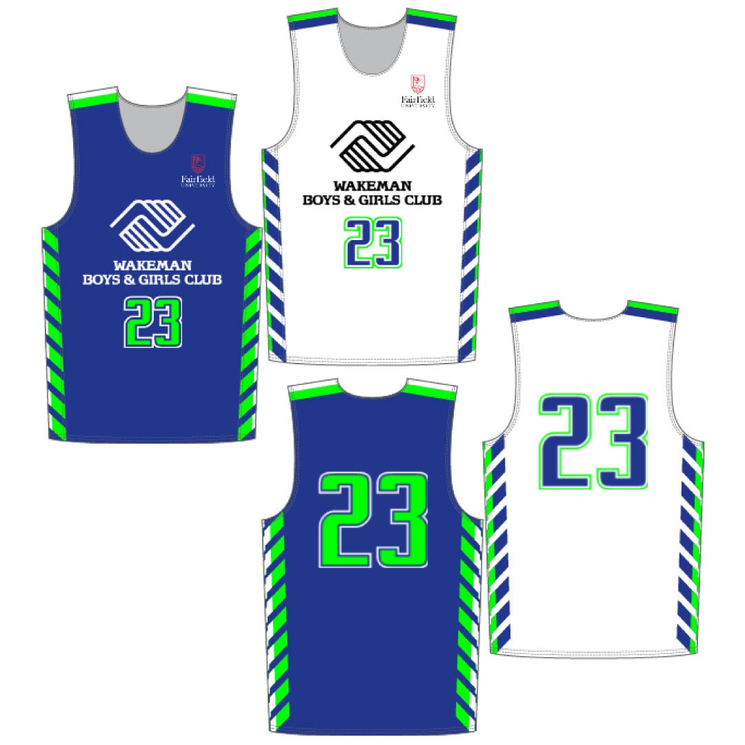 Wakeman Travel Basketball Jersey Logowear Wakeman Boys & Girls Club Basketball   