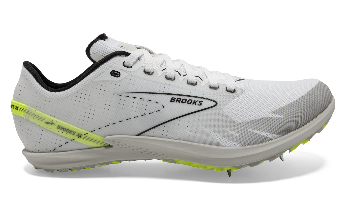 Brooks Men's Draft XC Footwear Brooks 8 White/Black/Nightlife-129 