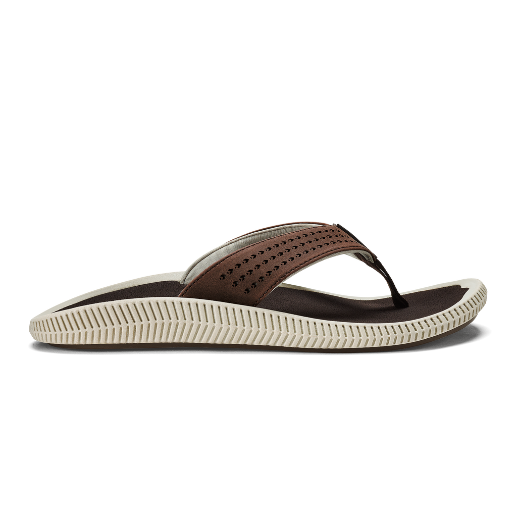 Olukai Men's Ulele Sandals Footwear Olukai Dark Wood/Dark Wood-6363 8 