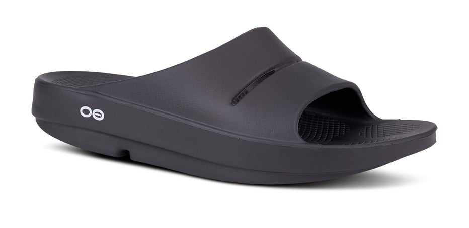 Oofos OOahh Slide Footwear OOFOS M6/W8 Black 