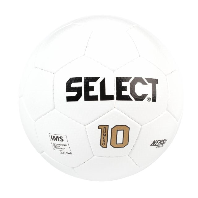 Select Numero 10 v22 Soccer Ball Equipment SELECT SPORT AMERICA 4 White/Gold 
