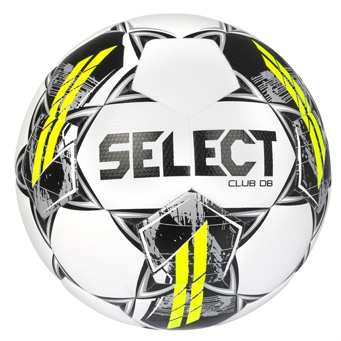 Select Club DB v22 Soccer Ball Equipment SELECT SPORT AMERICA 4 White/Yellow/Black 