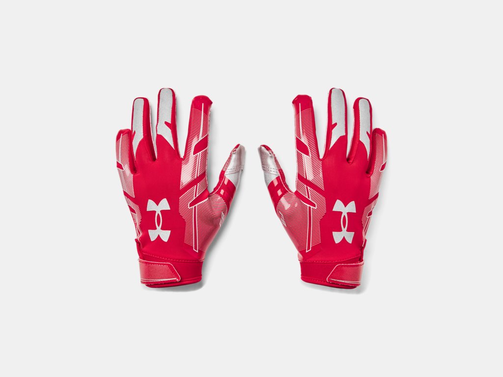 Under Armour Youth F8 Football Gloves Accessories Under Armour Red-600 Youth Small 