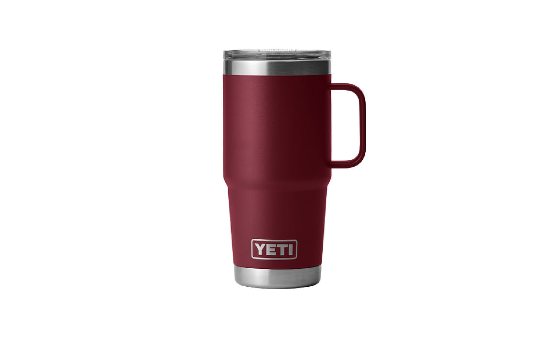 Yeti 20oz Travel Mug w/Stronghold Lid Accessories Yeti Harvest Red  