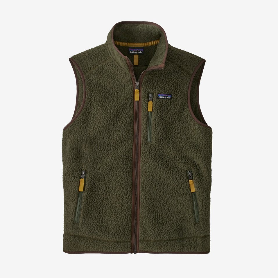 Patagonia Men's Retro Pile Vest Apparel Patagonia Basin Green Small 