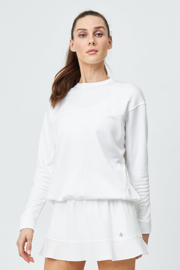 Lija Women's Noble Post Game Pullover Apparel LIJA Small White 