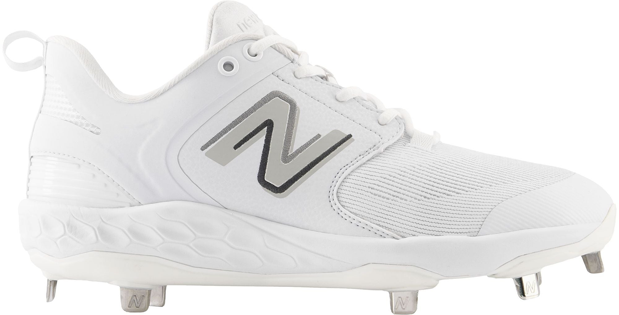Men's New Balance Fresh Foam x 3000 V6 Metal Baseball Cleats 8.5 White