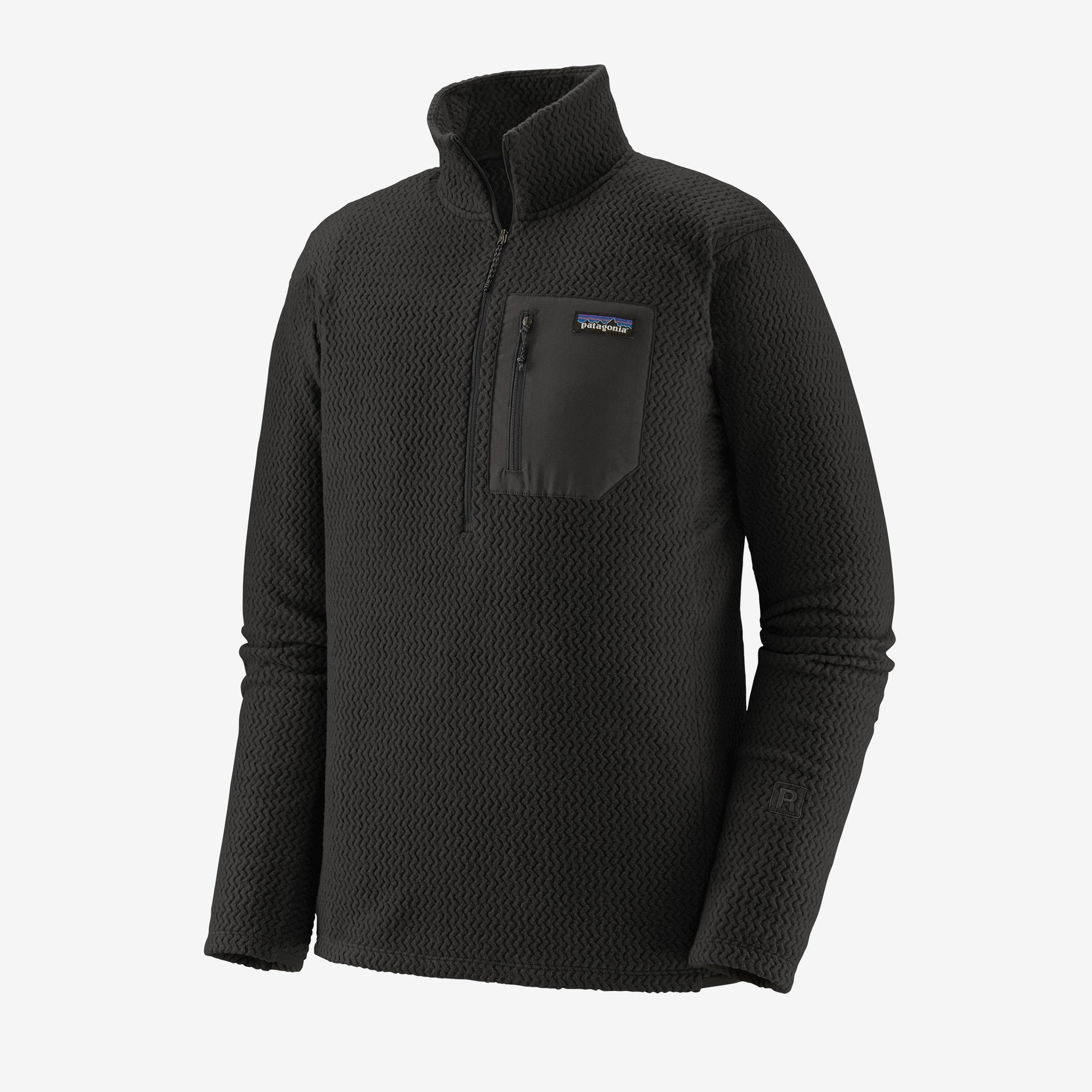 Patagonia Men's R1 Air Zip Neck Apparel Patagonia Black-BLK Small 