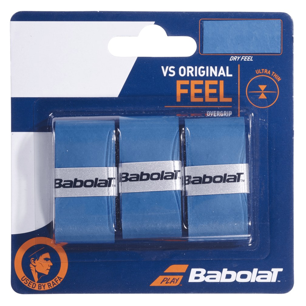Babolat VS Original X3 Overgrip 3 Pack Accessories Babolat Blue  