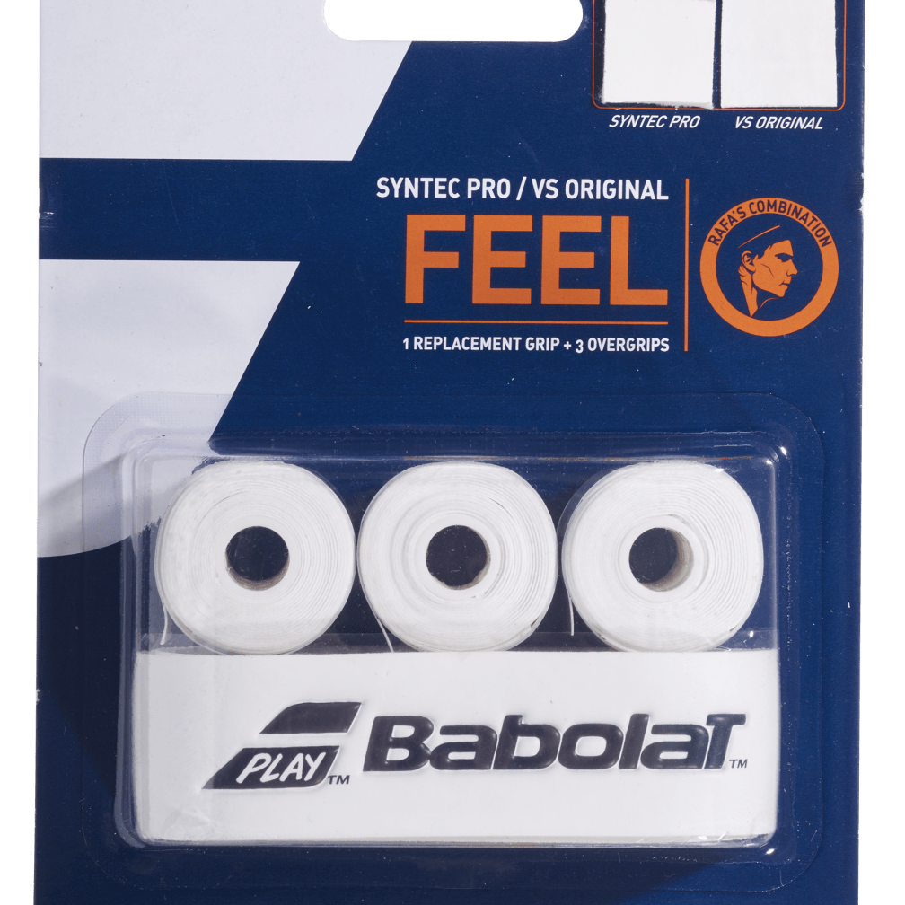 Babolat Syntec Pro + VS Original X3 Pack Accessories Babolat White  