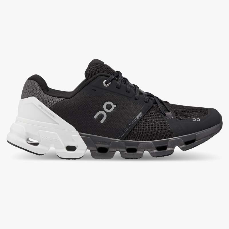 ON Men's Cloudflyer 4 Footwear ON Black/White 8 