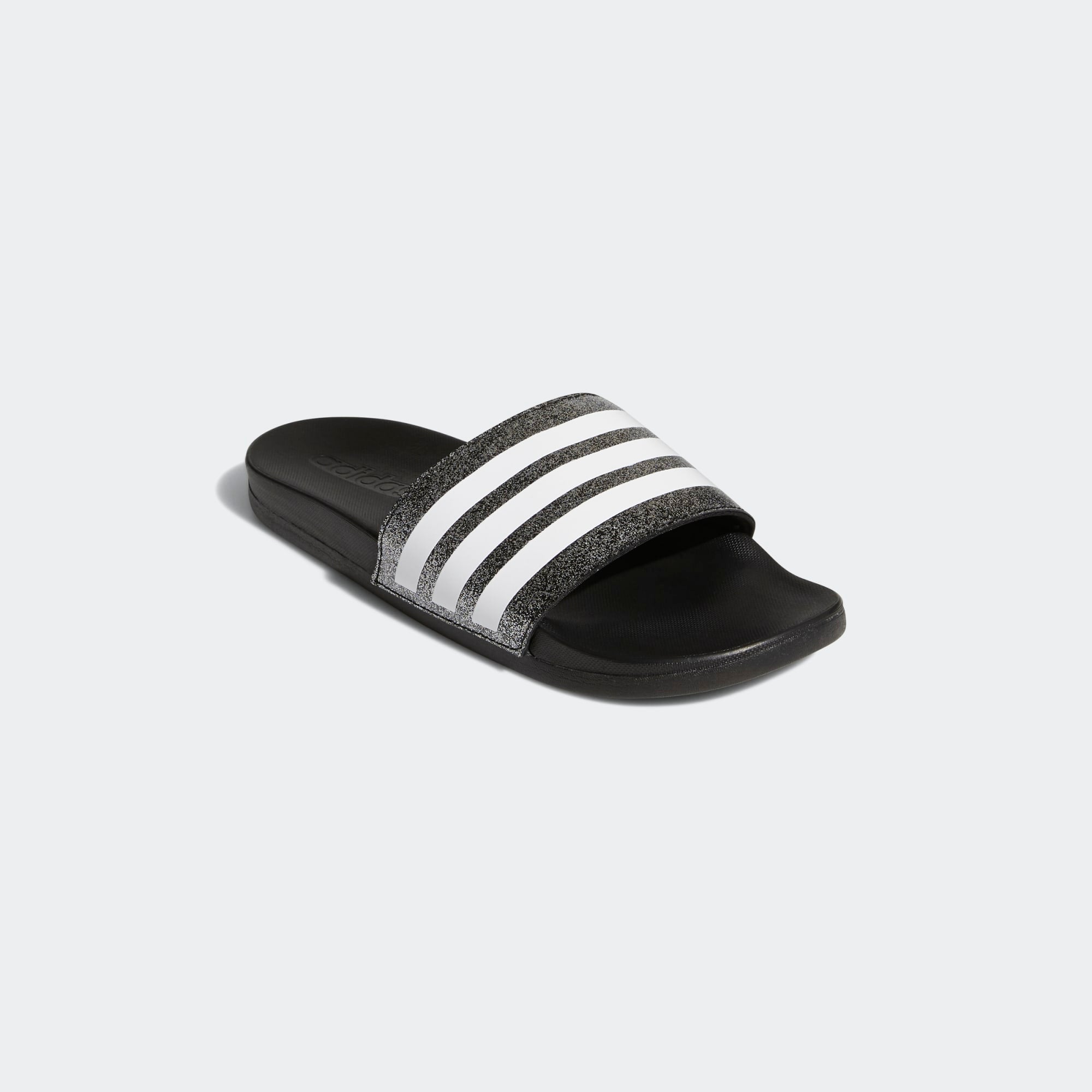 adidas Kids' Adilette Comfort Slide Footwear Adidas 11 Core Black/Cloud White/Core Black 