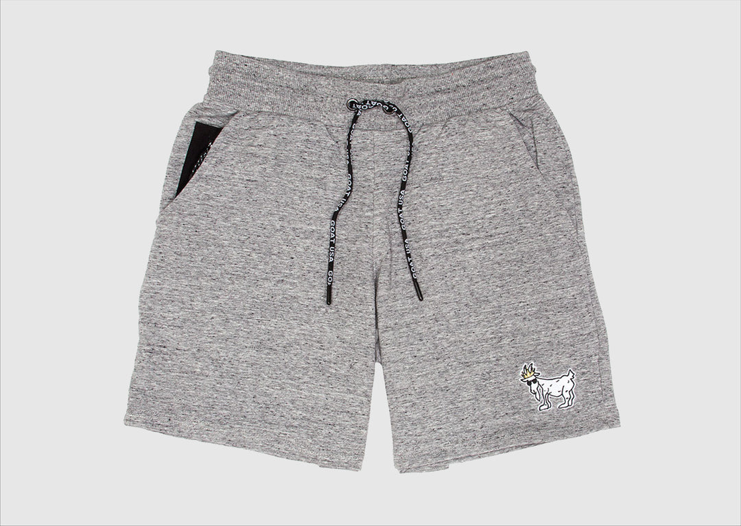 Goat USA Men's Relaxed Knit Shorts Apparel Goat USA Gray Heather Men's Small 