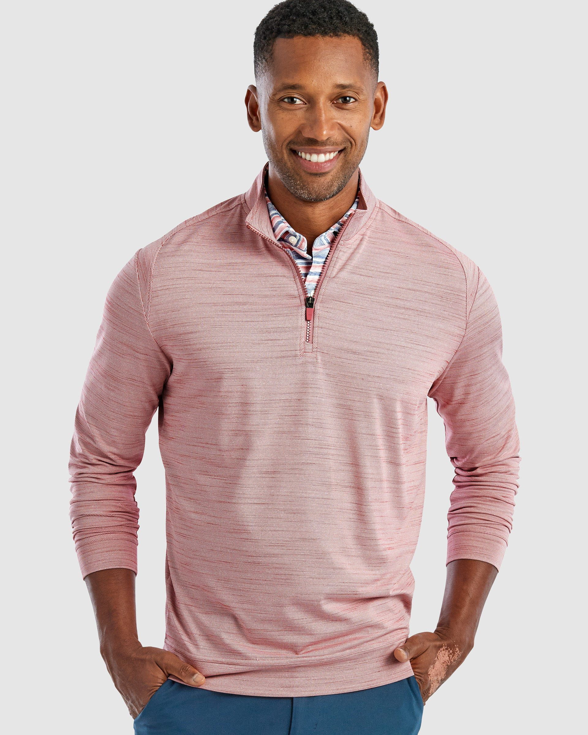 Johnnie o quarter zip sale