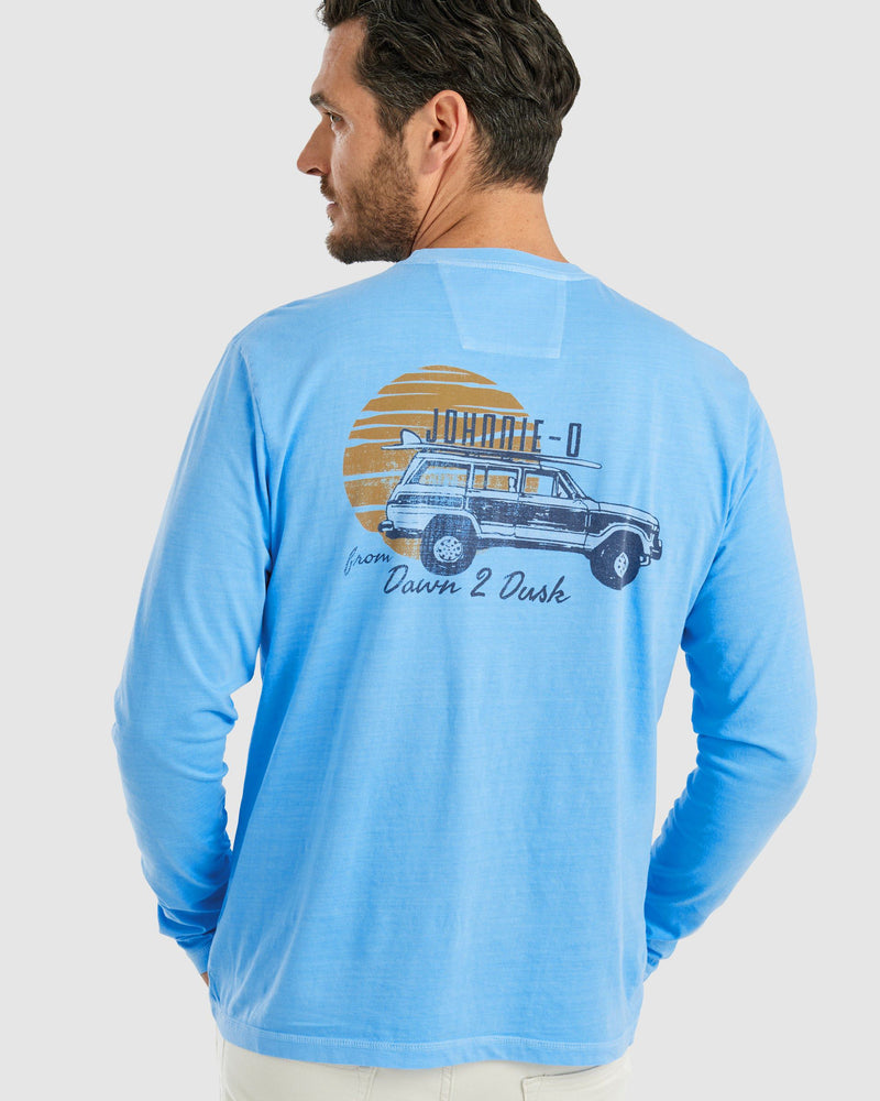 Johnnie-O Surf Wagon Long Sleeve T-Shirt Apparel Johnnie-O Small Malibu 