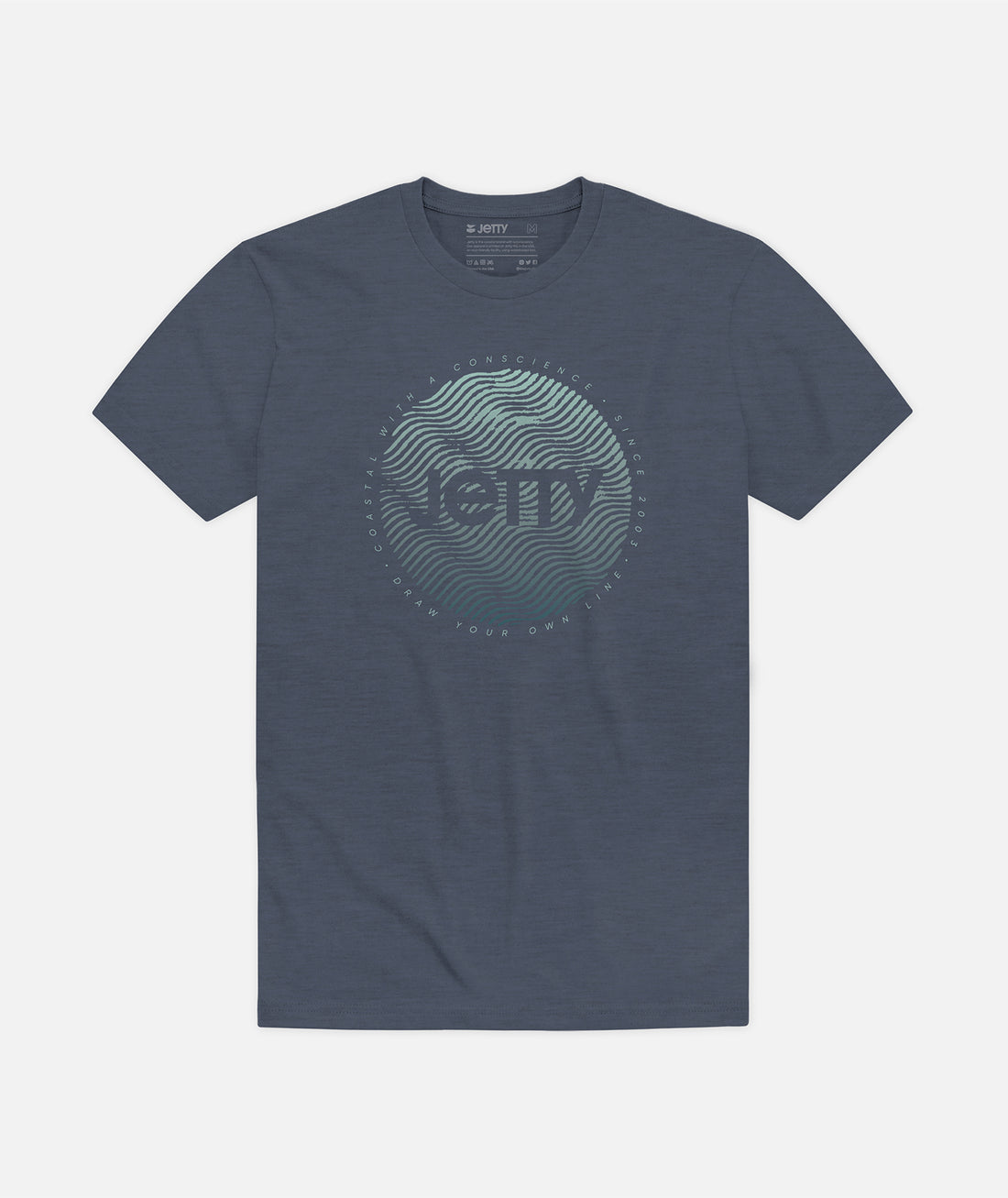 Jetty Men's Groundswell Tee Apparel Jetty Small Navy-NVY 