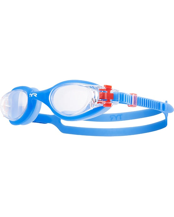 TYR Vesi Junior Goggles Equipment TYR Clear/Blue  