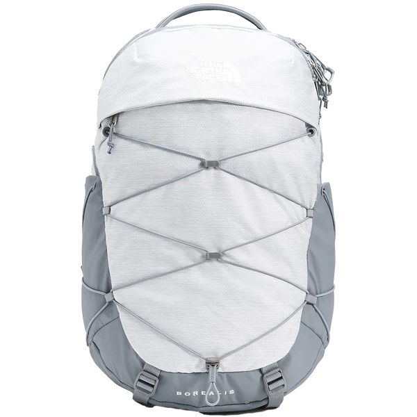 The North Face Women's Borealis Backpack Accessories North Face TNF White Metallic Melange/Mid Grey-54C  