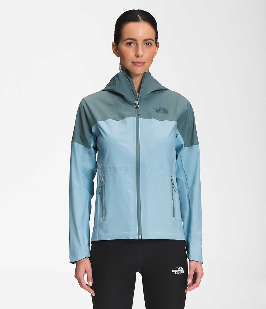 The North Face Women's West Basin Jacket Apparel North Face XSmall Beta Blue/Goblin Blue-4A4 