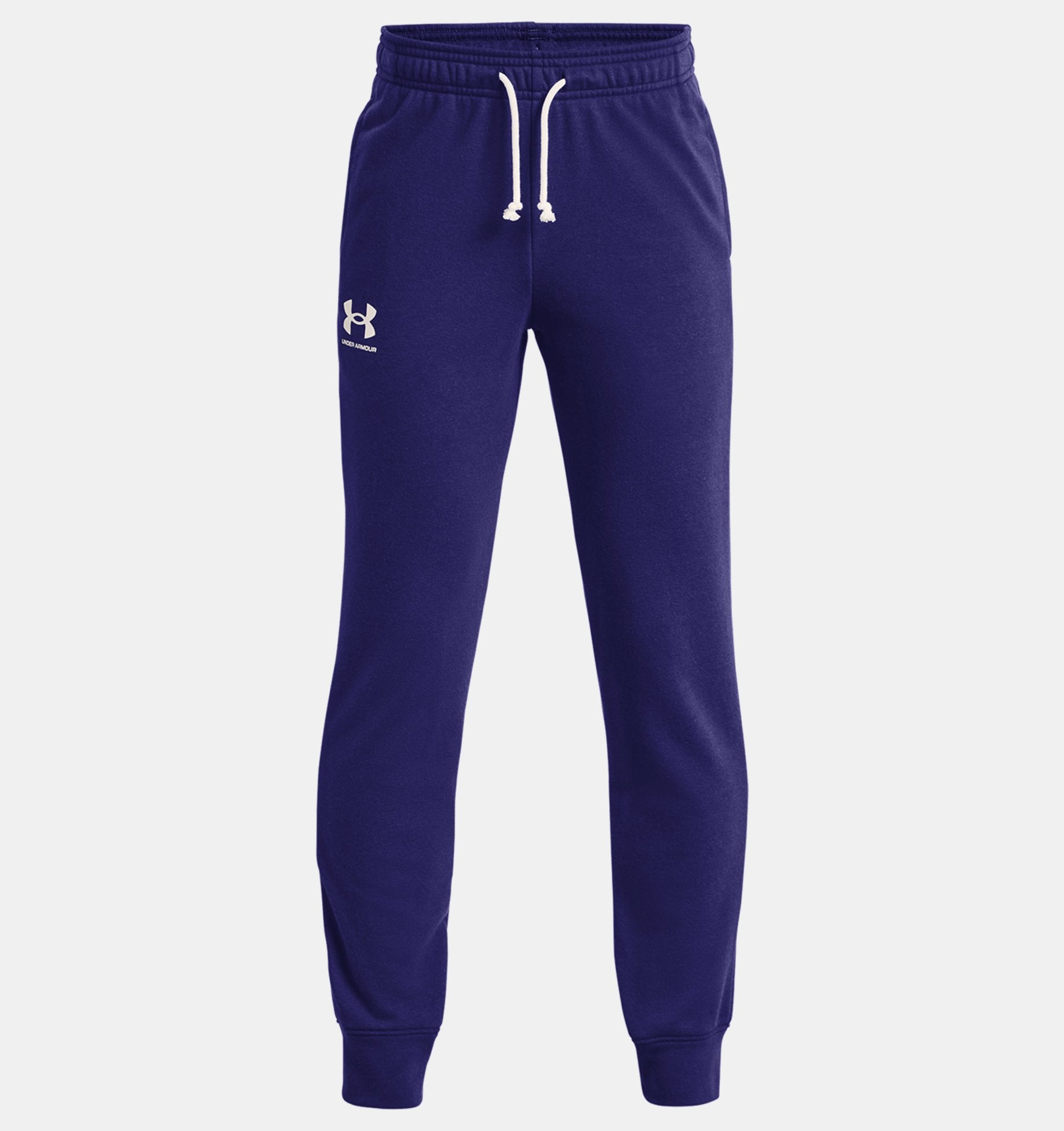 Under Armour Boys' Rival Terry Joggers Apparel Under Armour Sonar Blue/Onyx White-468 Small 