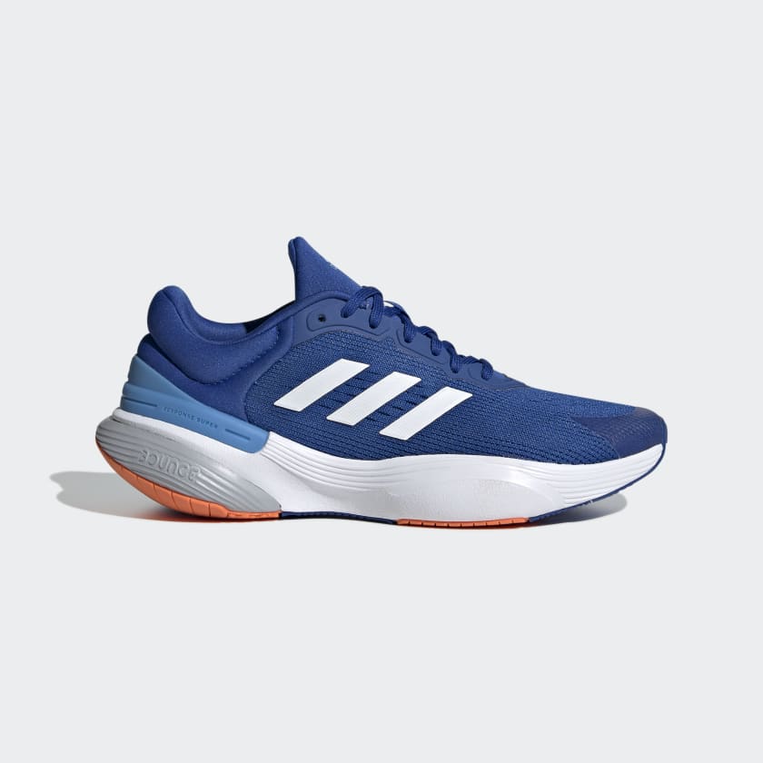 adidas Kids' Response Super 3.0 J Footwear Adidas 3.5 Team Royal Blue/Footwear White/Pulse Blue-GV6684 