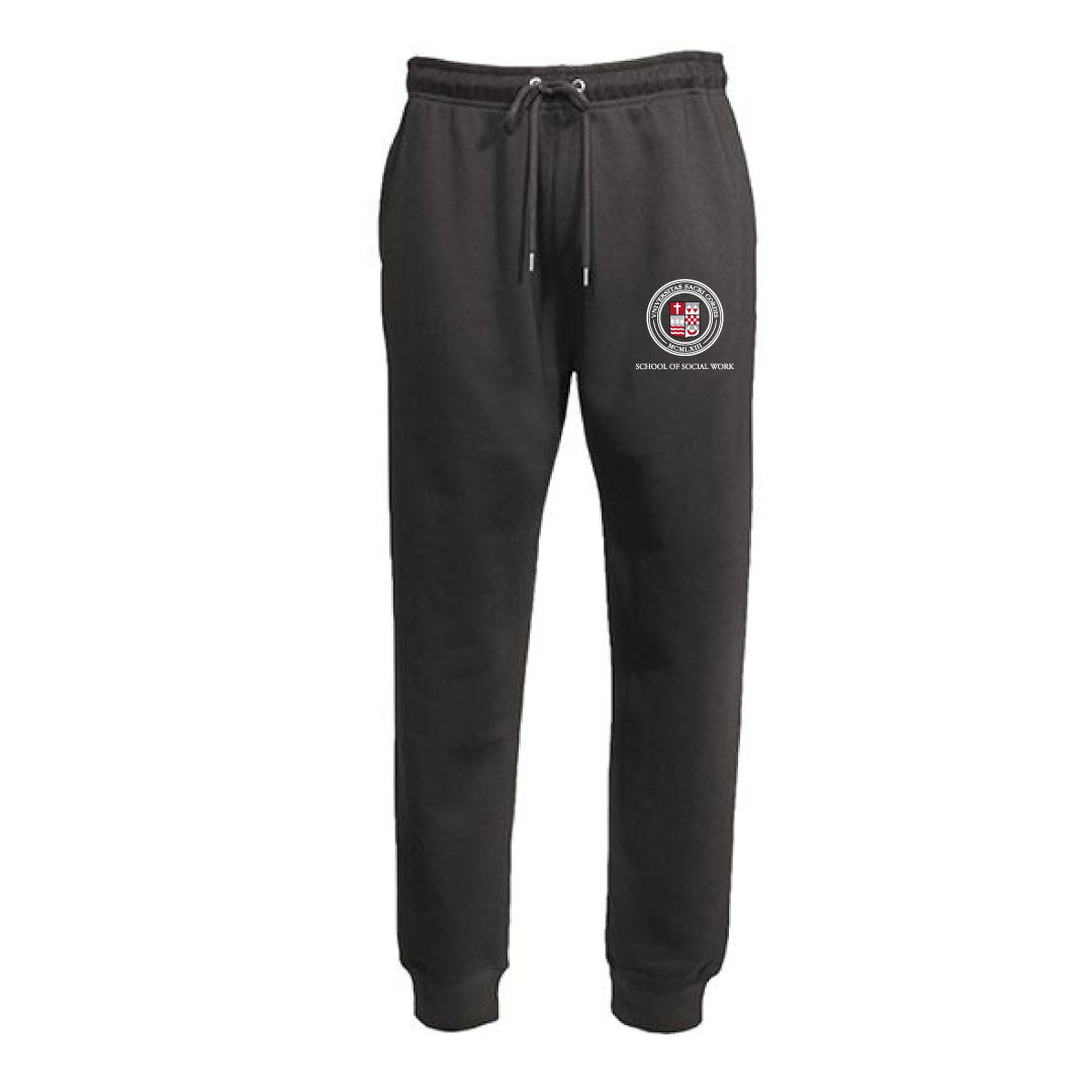 SHU School of Social Work Joggers Logowear SHU School of Social Work Black Adult XS 