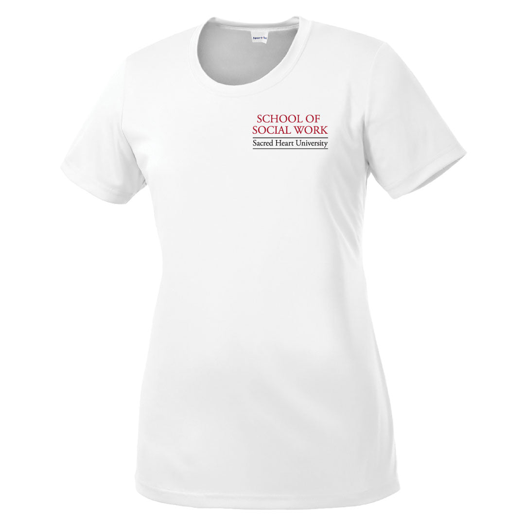 SHU School of Social Work Ladies Performance Shirt Logowear SHU School of Social Work White Ladies XS