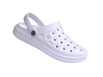 Joybees Adult Varsity Clog Footwear Joybees W6 White 