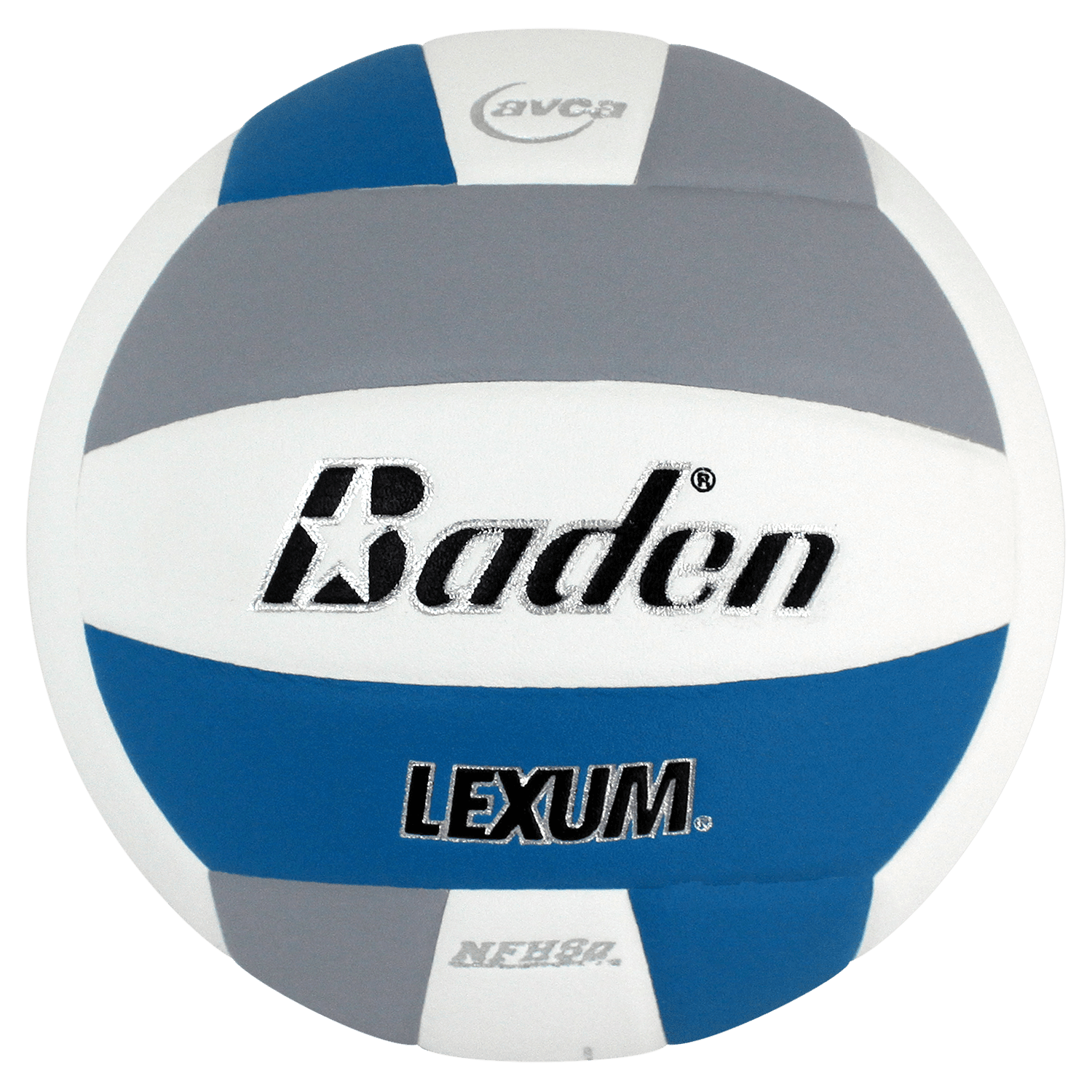 Baden Lexum NFHS Microfiber Volleyball Equipment Baden Blue/Grey/White  