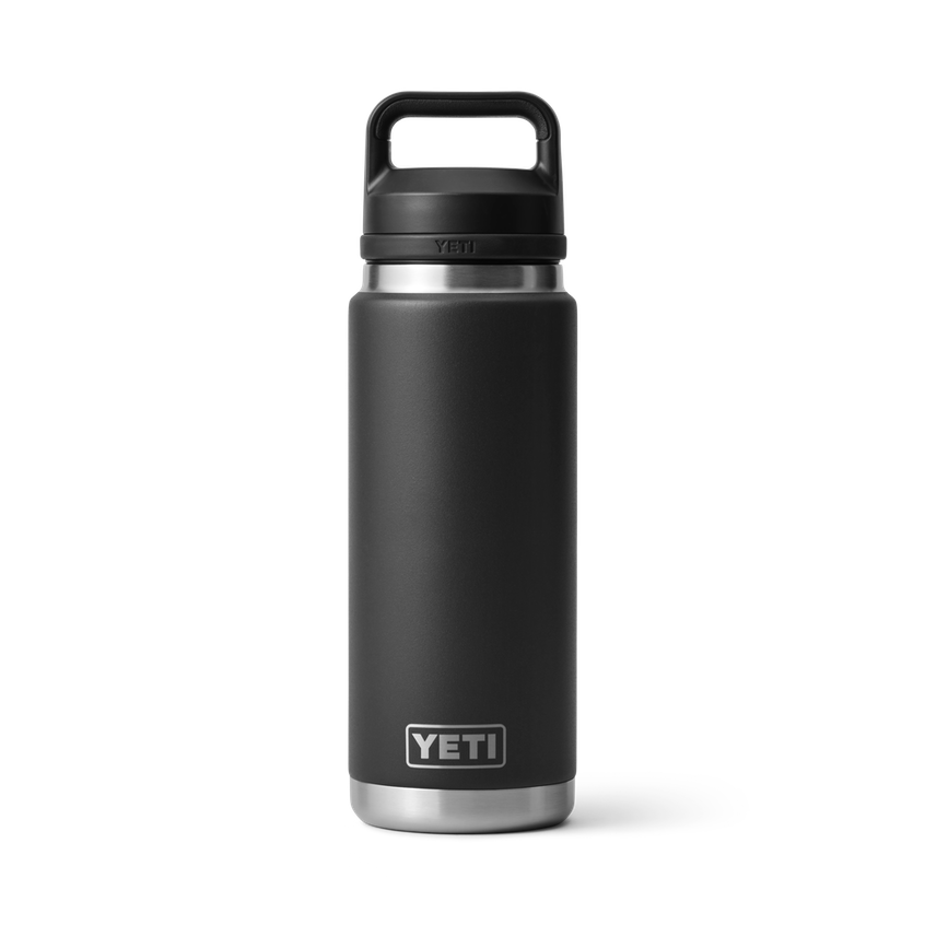 Yeti Rambler Bottle 26 oz w/Chug Cap Accessories Yeti Black  