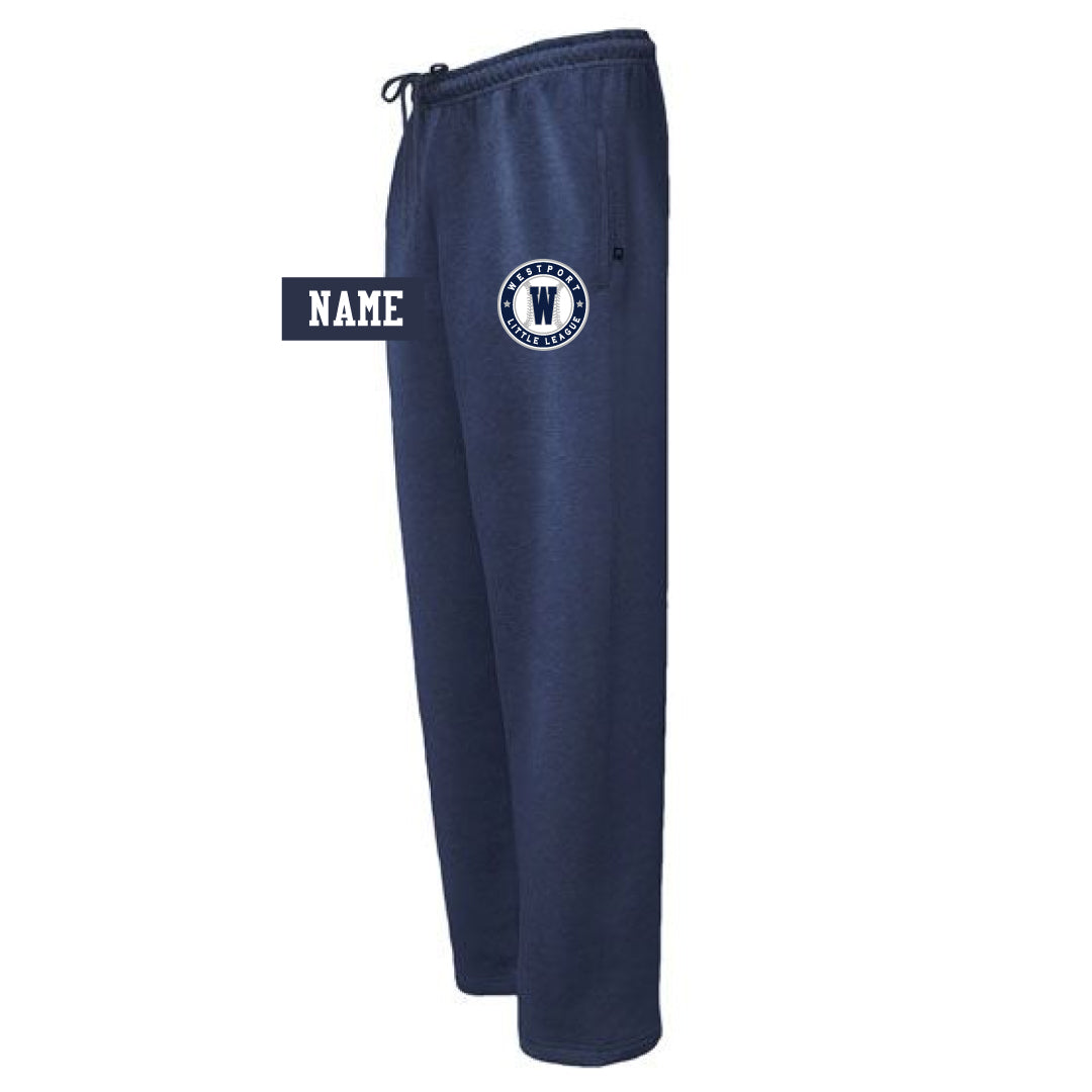 Westport LL Baseball Sweatpants Logowear Westport Little League Baseball Navy Youth M