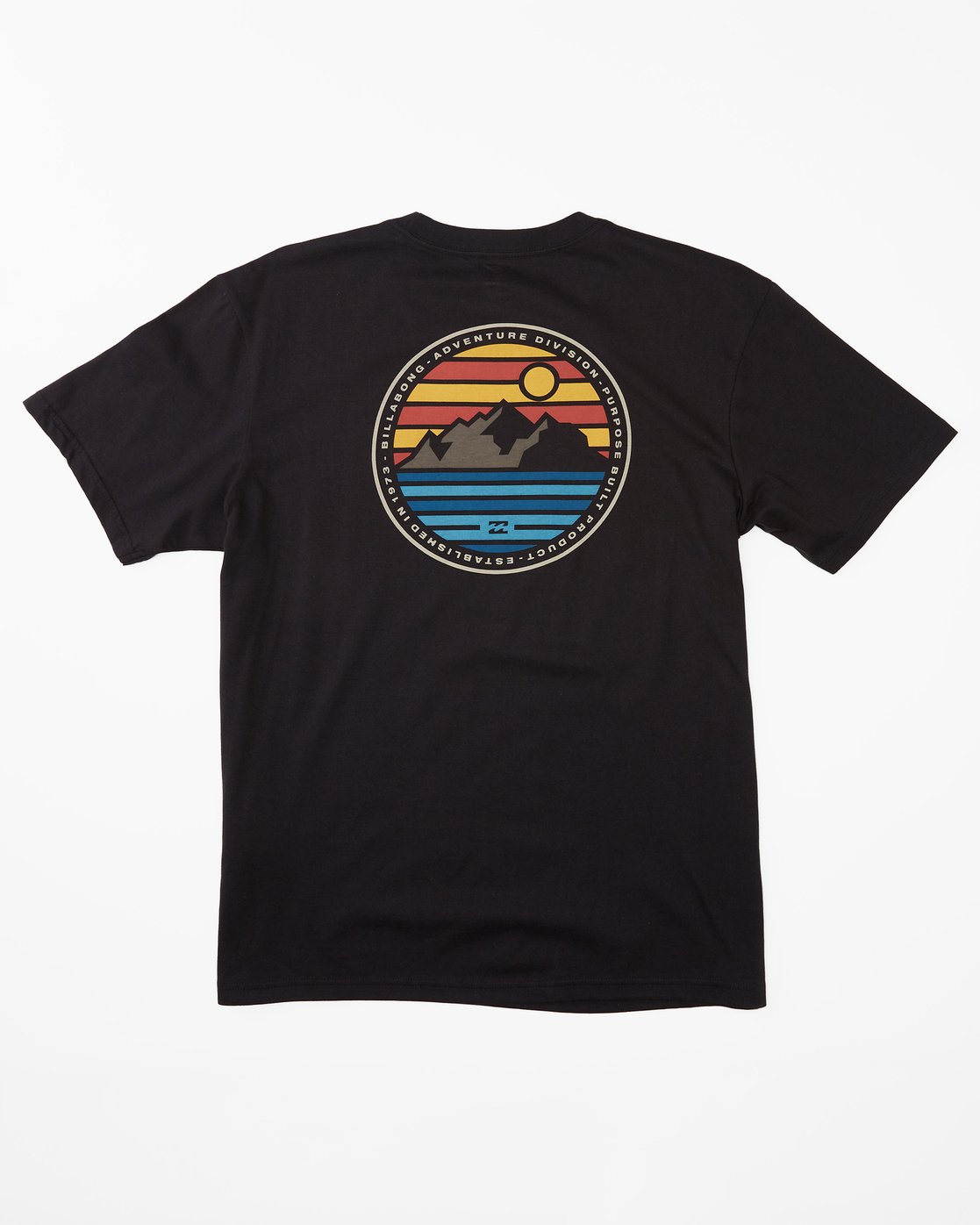 Billabong Men's A/Div Rockies Organic Short Sleeve T-Shirt Apparel Billabong Small Black 