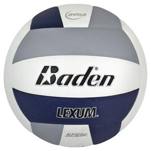 Baden Lexum NFHS Microfiber Volleyball Equipment Baden Navy/Gray/White  
