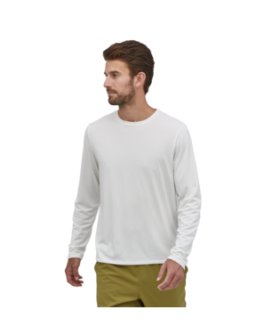 Patagonia Men's Long Sleeve Capilene Cool Daily Shirt Apparel Patagonia White-WHI Small 