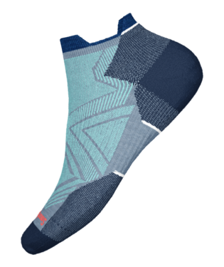 Smartwool Women's Run Zero Cushion Low Ankle Socks Apparel Smartwool Small Mist Blue 
