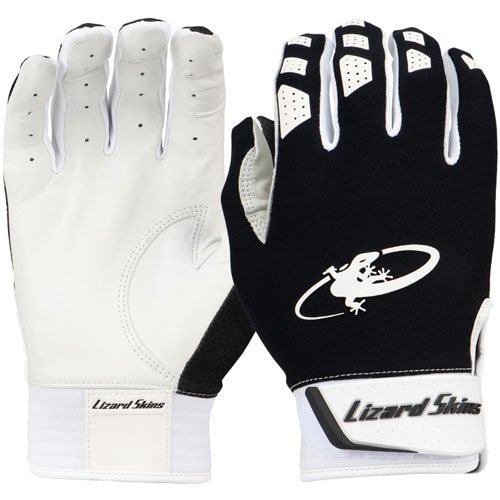 Lizard Skins Youth Komodo V2 Batting Gloves Equipment Lizard Skins Jet Black Youth Small 