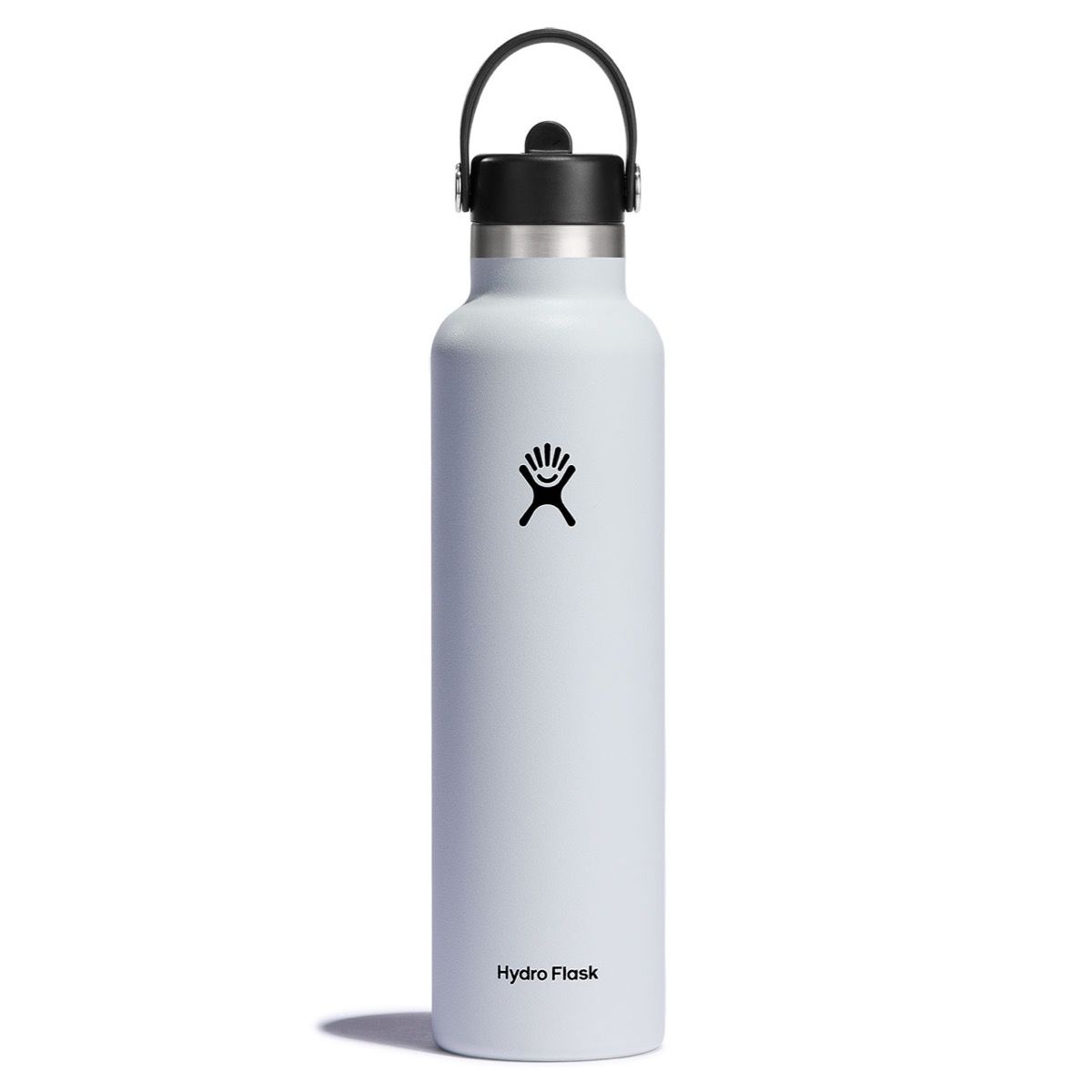 Hydro Flask 24 oz Standard Mouth with Flex Straw Cap Accessories Hydro Flask White  