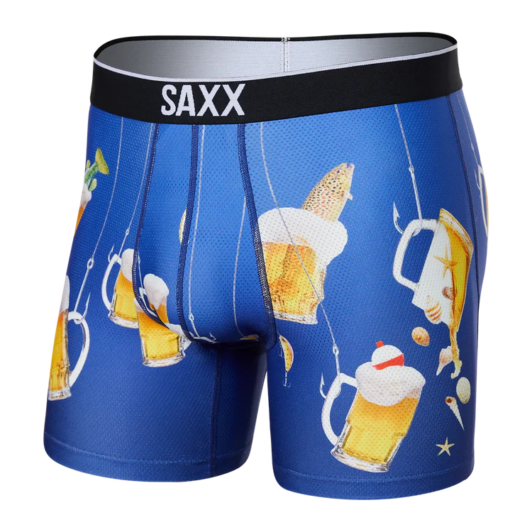 Saxx Men's Volt Boxer Brief Apparel SAXX Fresh Catch Small 