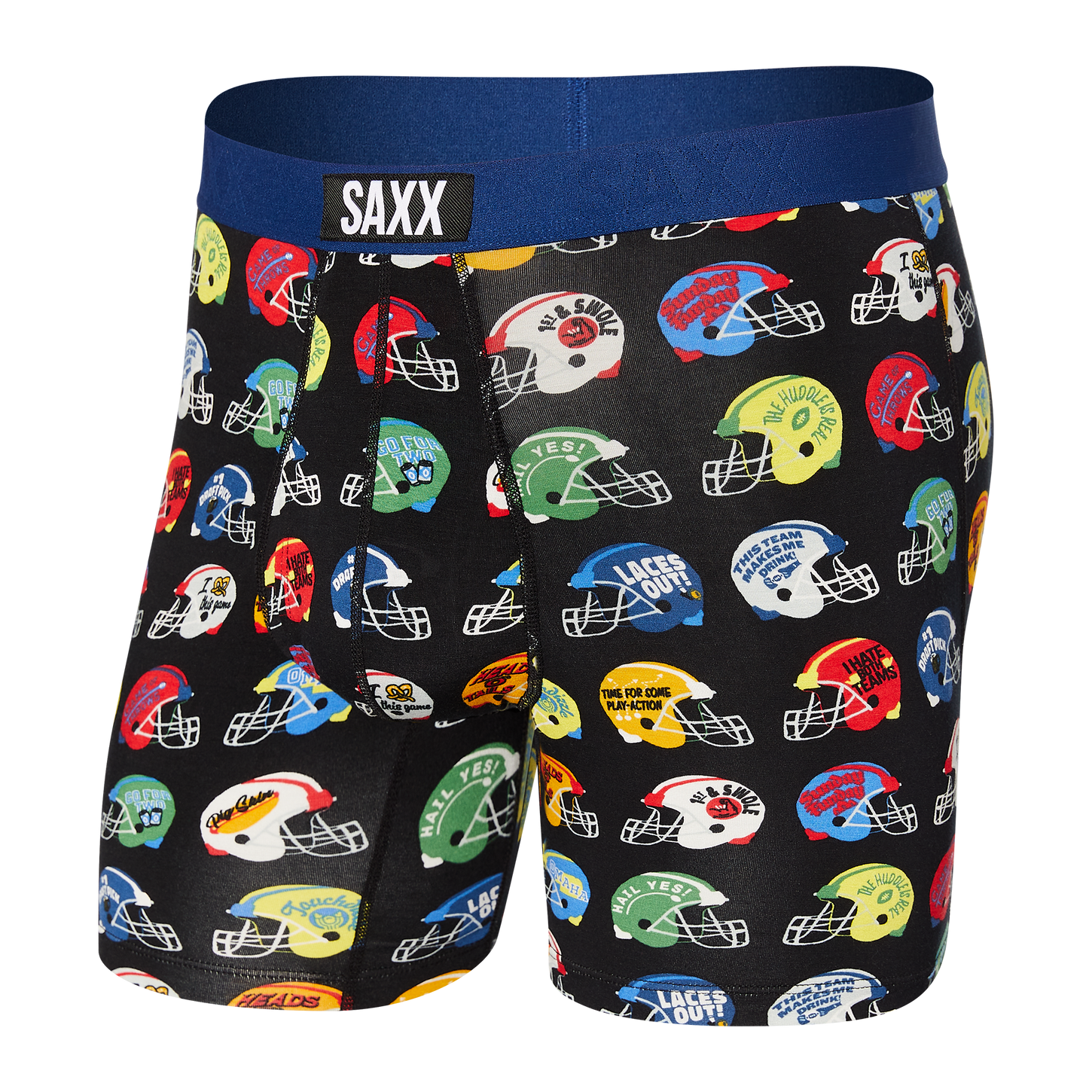 Saxx Men's Ultra Boxer Brief Apparel SAXX Multi The Huddle is Real Small 